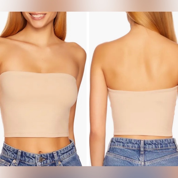 Susana Monaco Care Crop Tube Top - Picture 2 of 9